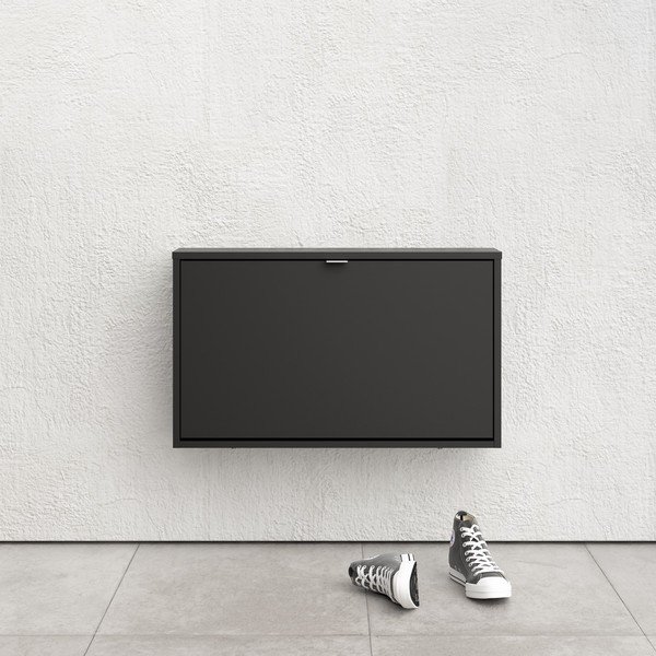 Pantofar negru cu deschidere înclinată/suspendat Shoes – Tvilum-image-1