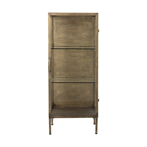 Vitrină aurie din metal 45x110x40 cm Saone – Bloomingville-image-4