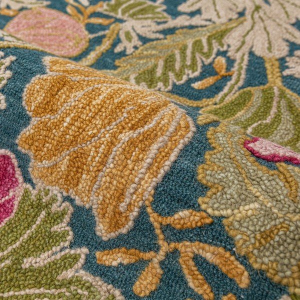 Covor țesut manual din lână 200x290 cm Daphne Shaped Floral – Flair Rugs-image-4