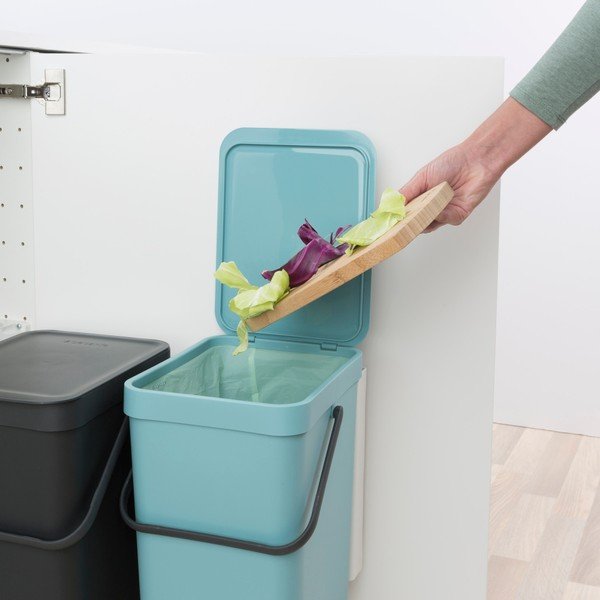 Set 2 coșuri menajere Brabantia, 2 x 16 l-image-1
