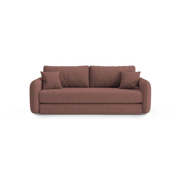 Canapea roz-închis extensibilă 225 cm – Micadoni 