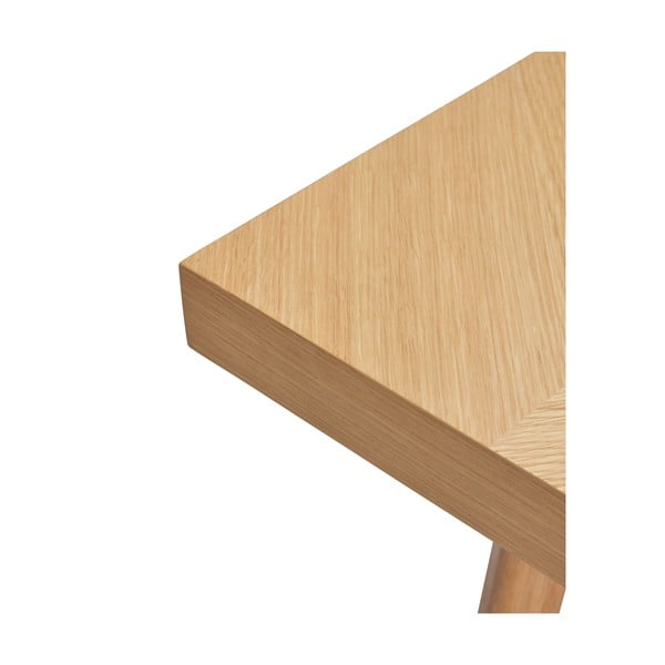Masă de dining cu aspect de lemn de stejar 80x160 cm Herringbone – Hübsch-image-3