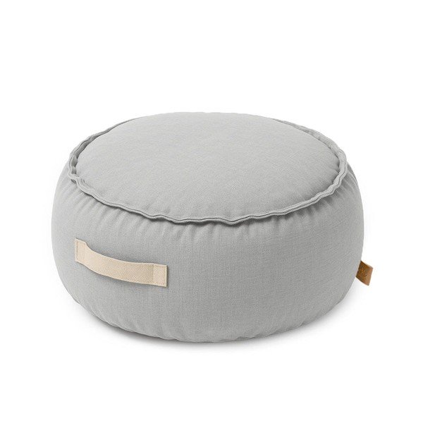 Fotoliu puf pentru copii gri deschis Outzy – Meowbaby