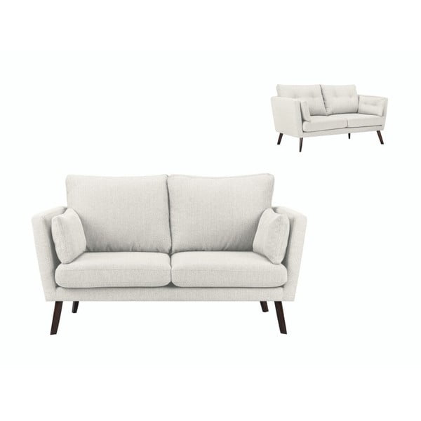 Canapea cu 2 locuri Mazzini Sofas Elena, bej deschis-image-1