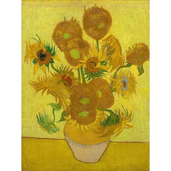 Tablou - reproducere 50x70 cm Sunflowers, Vincent van Gogh – Fedkolor