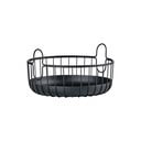 Coș de depozitare din sârmă din metal ø 22x8 cm Inu – Zone