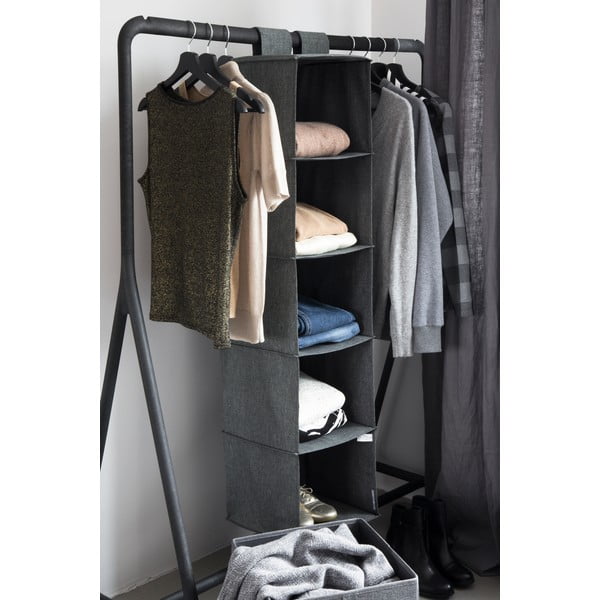 Organizator pentru șifonier de suspendat din material textil Soft Storage – Bigso Box of Sweden-image-2
