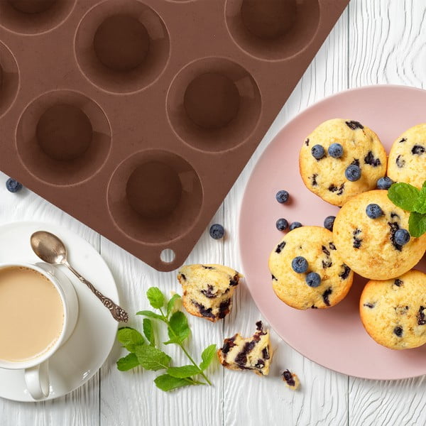 Formă de copt pentru brioșe din silicon 23,5x29 cm – Orion-image-1