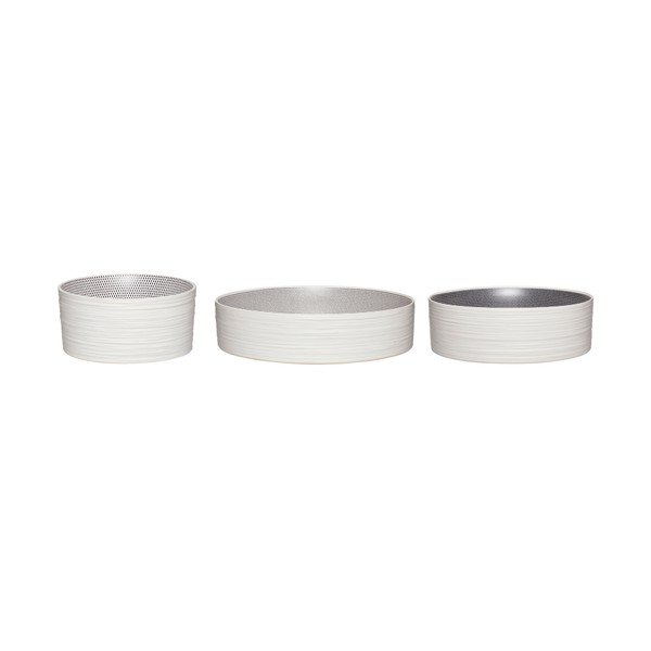 Set 3 boluri din porțelan Hübsch Piraho
