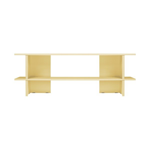 Etajeră galbenă din metal 160x57x37 cm Hes – noo.ma-image-2