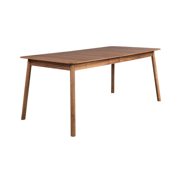 Masă de dining extensibilă cu blat cu aspect de lemn de nuc 90x180 cm Glimps – Zuiver-image-4