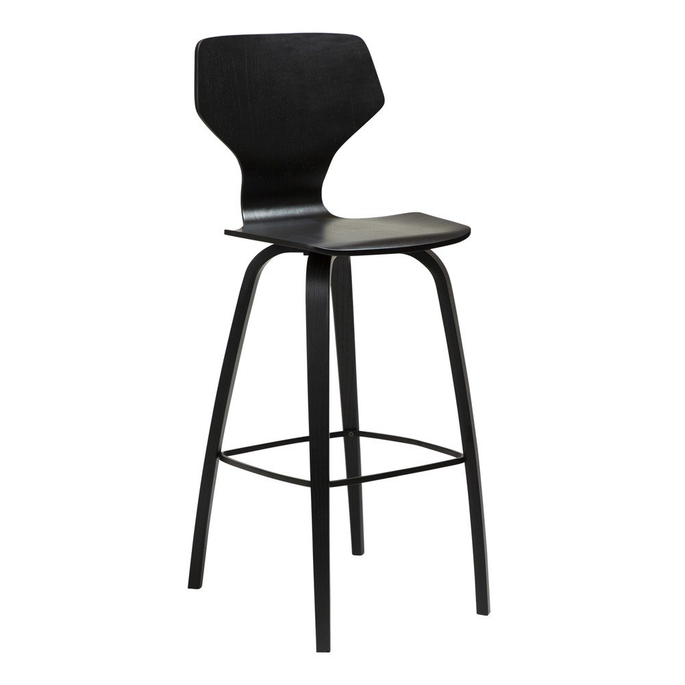 Scaun de bar negru (înălțime șezut 75 cm) S.I.T – DAN-FORM Denmark