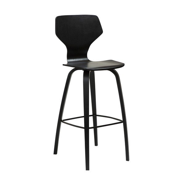 Scaun de bar negru (înălțime șezut 75 cm) S.I.T – DAN-FORM Denmark