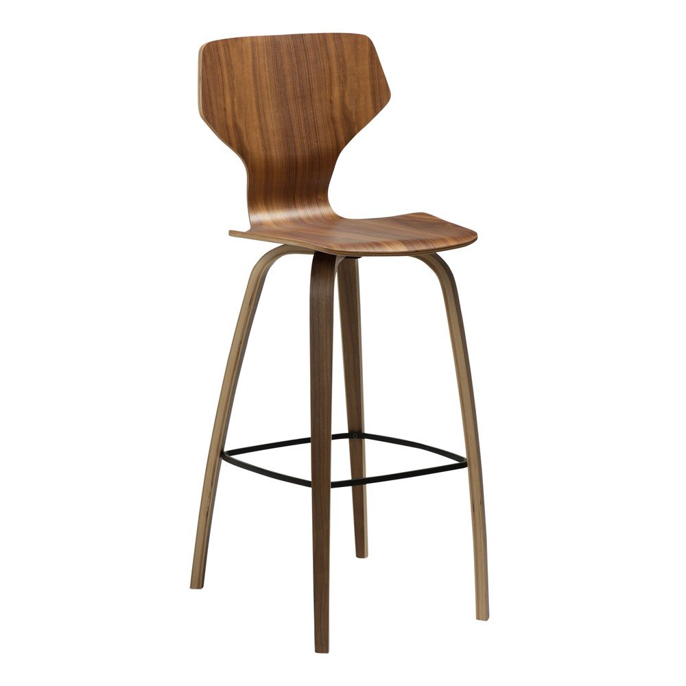 Scaun de bar în culoare naturală închisă (înălțime șezut 75 cm) S.I.T – DAN-FORM Denmark