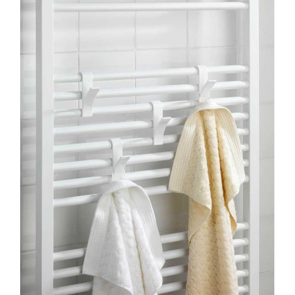 Cârlige albe 2 buc. suspendate din plastic – Wenko-image-3