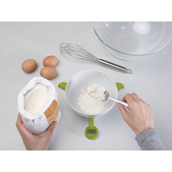 Cântar pliabil digital Joseph Joseph TriScale, verde-image-3