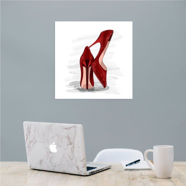 Tablou tip autocolant pentru perete North Carolina Scandinavian Home Decors Stiletto, 30 x 30 cm