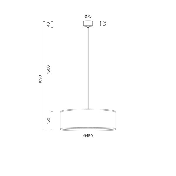 Lustră din furnir de nuc Sotto Luce TSURI XL, ø 45 cm-image-2