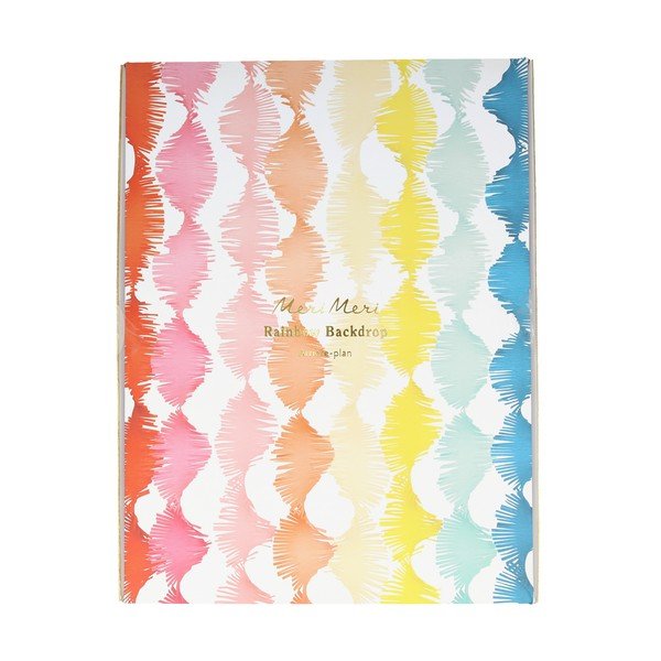 Ghirlandă Rainbow Twisty Fringe – Meri Meri-image-2