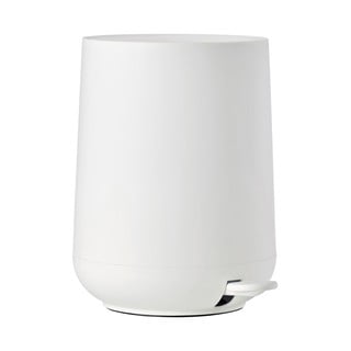 Coș cu pedală pentru baie Zone Nova, 3 l, alb