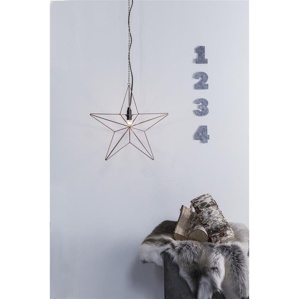 Decorațiune luminoasă suspendată Markslöjd Tjusa, ø 43 cm, arămiu-image-1