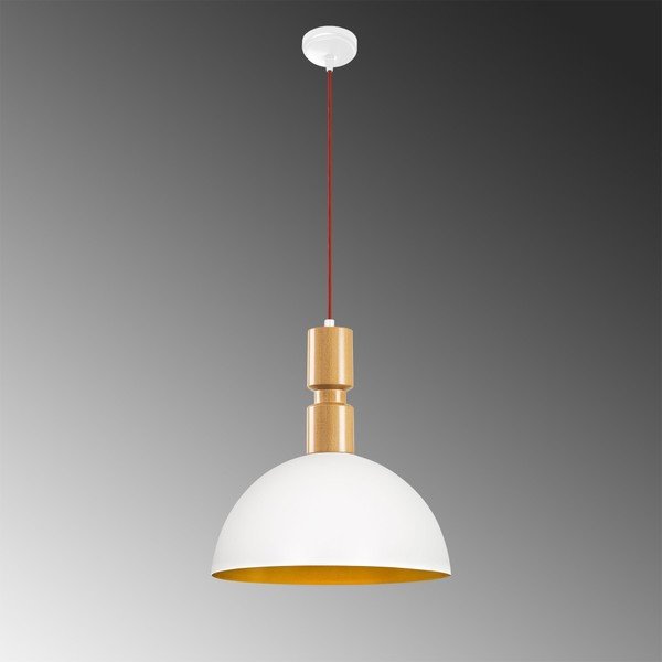 Lustră metalică Opviq lights Diamonda, alb-image-1