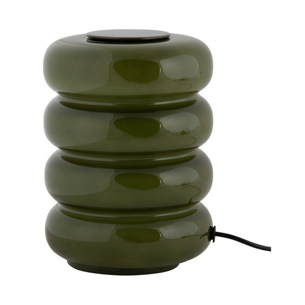 Veioză kaki LED din sticlă (înălțime 16,5 cm) Aro – Leitmotiv