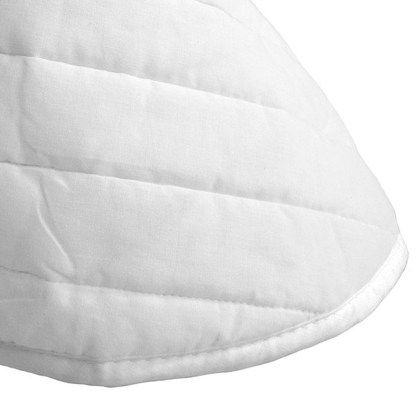 Cuvertură albă matlasată din bumbac 240x260 cm My love – Blanc-image-3