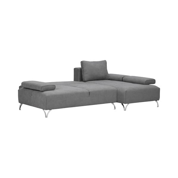 Canapea colţar Windsor & Co Sofas Virgo, partea dreaptă, gri deschis-image-3