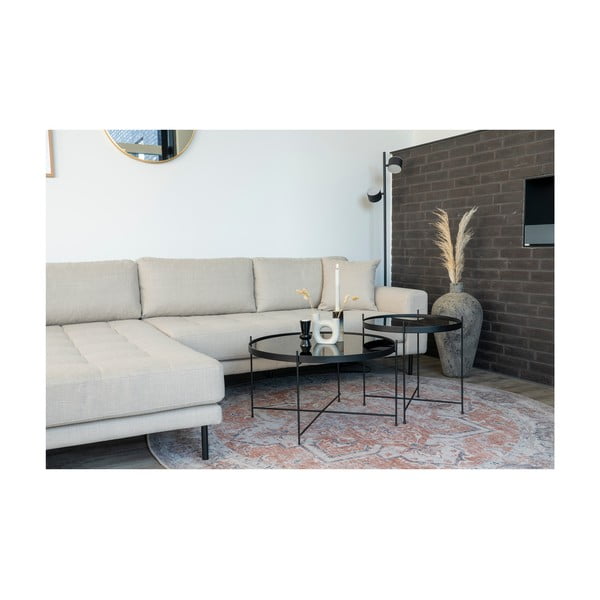 Covor rotund albastru-portocaliu ø 200 cm Havana - House Nordic-image-2