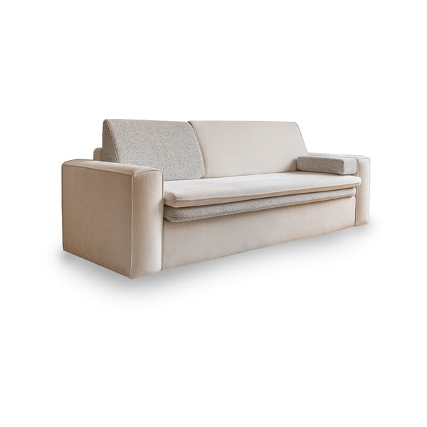 Canapea bej extensibilă 237 cm Wilson – Miuform