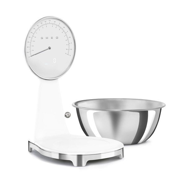 Cântar de bucătărie alb din plastic digital – SMEG-image-3