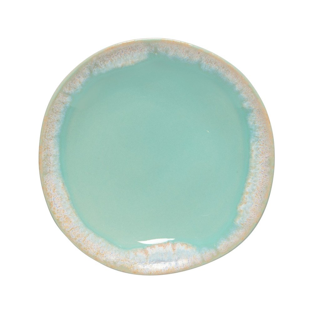 Farfurie turcoaz pentru desert din gresie ø 13 cm Grespresso – Costa Nova