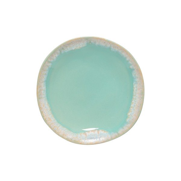 Farfurie turcoaz pentru desert  din gresie ø 13 cm Grespresso – Costa Nova