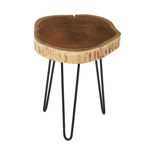 Măsuță auxiliară cu blat din lemn de acacia 46x48 cm Nandri – Premier Housewares-image-3