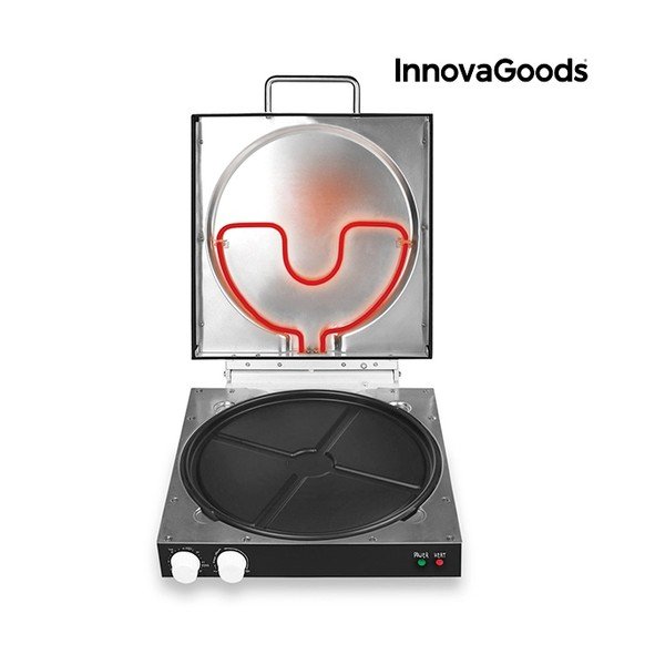 Aparat electric pentru pizza și carte de bucate, InnovaGoods, putere 1200W-image-3
