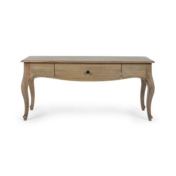 Măsuță de cafea în culoare naturală închisă din lemn de mango 55x110 cm Domitille – Bizzotto-image-2