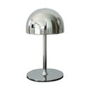 Veioză argintie LED cu control prin telecomandă cu abajur din metal (înălțime 22 cm) Tim – Sirius