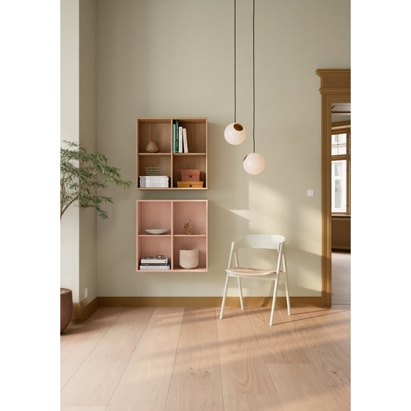 Bibliotecă roz suspendată 70x70x27 cm Mistral – Hammel Furniture-image-3