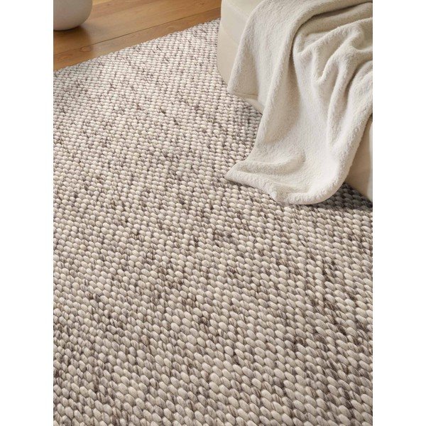 Covor bej/în culoare naturală țesut manual din lână 140x200 cm Lyon Beans – Elle Decoration-image-3