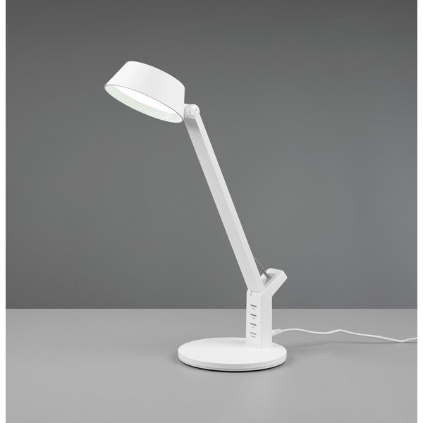 Veioză alb mat LED cu intensitate reglabilă (înălțime 40 cm) Ava – Trio-image-3