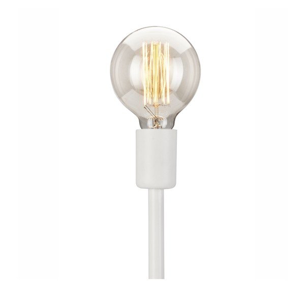 Veioză albă/maro (înălțime 39 cm) Orazio – LAMKUR-image-2