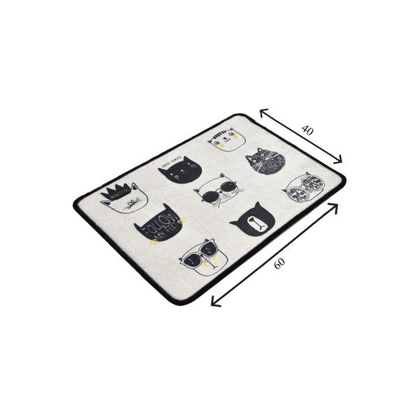 Covoraș de baie negru-bej 40x60 cm Cutie – Foutastic-image-4