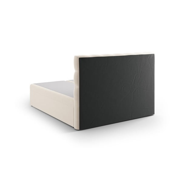Pat boxspring bej cu spațiu de depozitare 180x200 cm Bali – Cosmopolitan Design-image-3