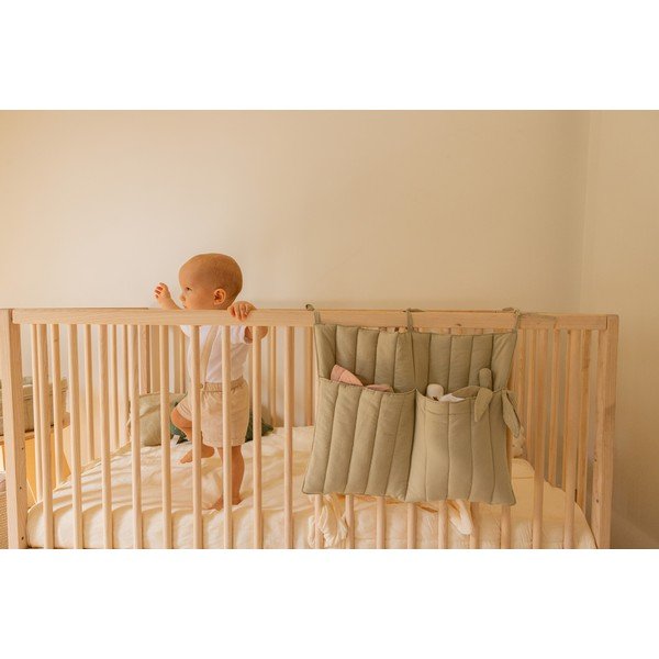 Buzunar pentru pătuț 40 cm Benjamin Olive – Lorena Canals-image-1