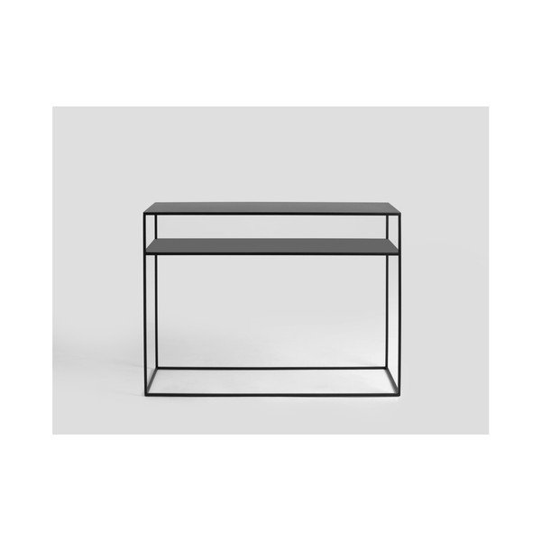 Masă tip consolă Custom Form Tensio, negru-image-1