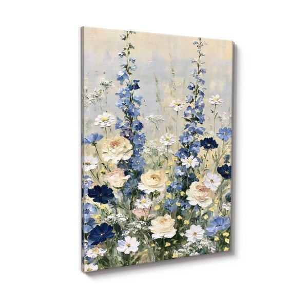 Tablou pe pânză imprimat 60x80 cm Blue Meadow – Styler-image-3