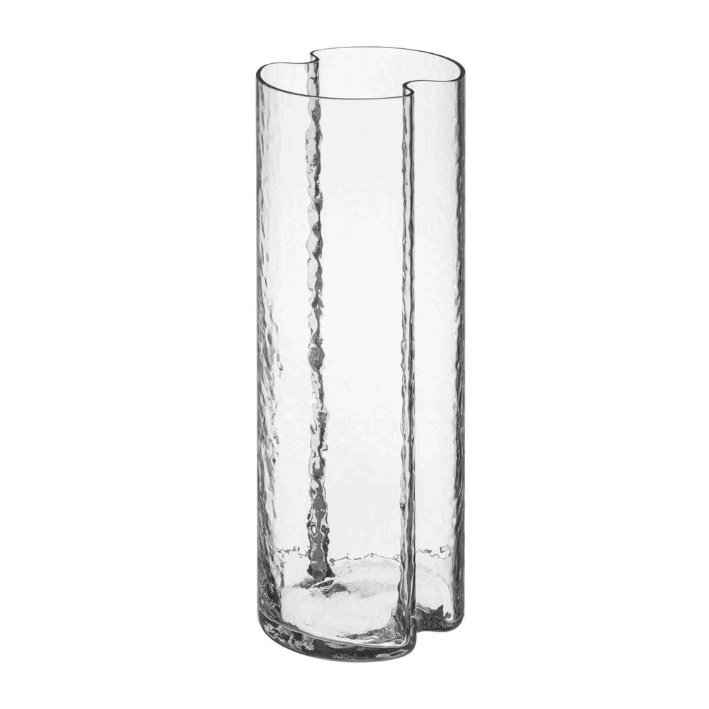 Vază din sticlă lucrată manual (înălțime 24 cm) Tubu – noo.ma