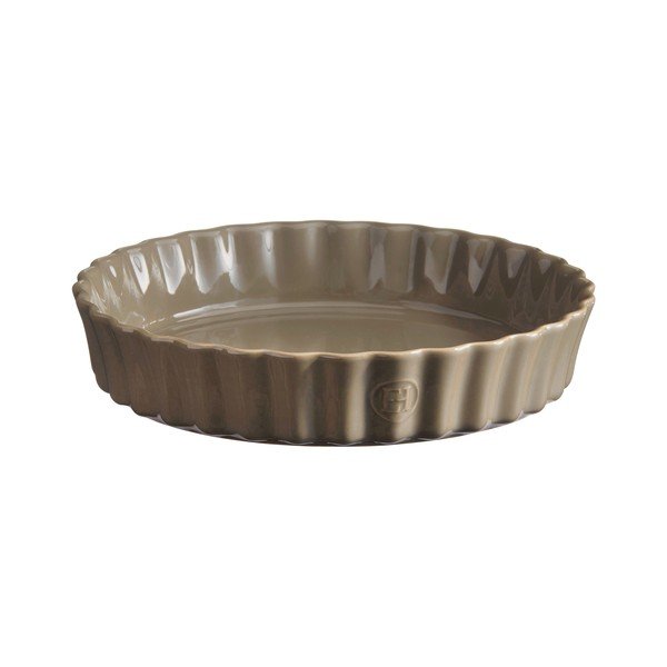 Formă plăcintă Emile Henry, ⌀ 28 cm, gri rândunică