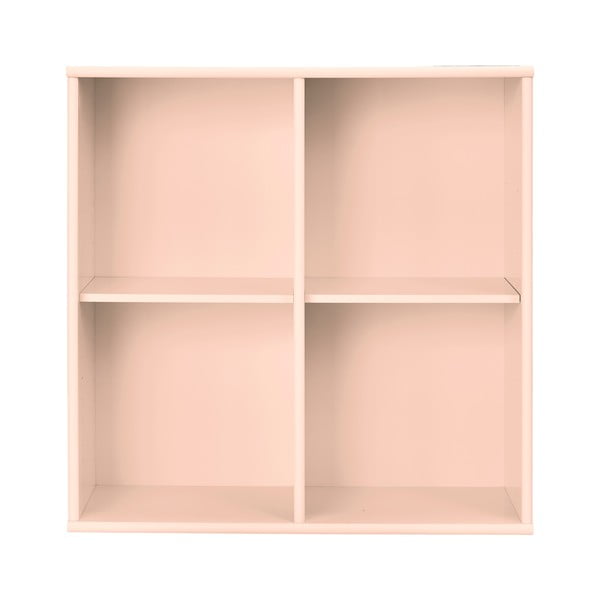 Bibliotecă roz-deschis suspendată 70x70x27 cm Mistral – Hammel Furniture